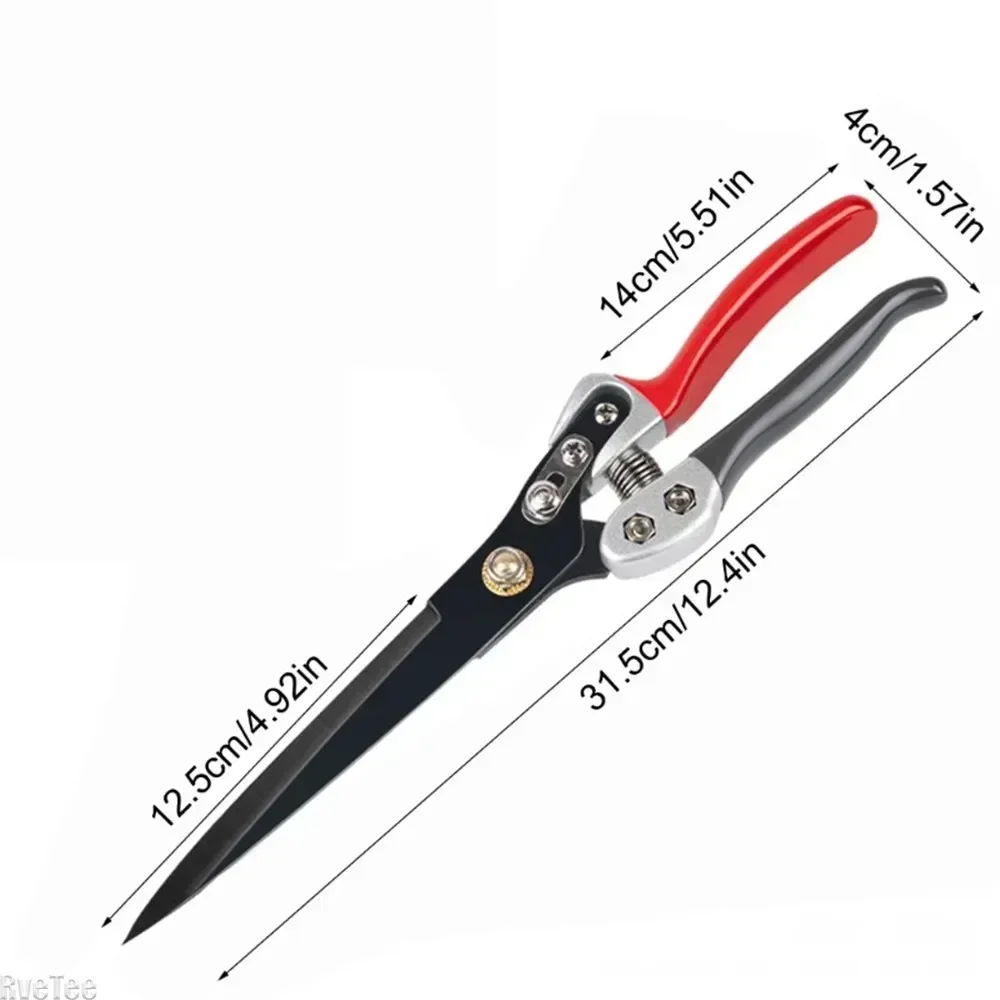 Multi-functional Spring Wool Shears with Safety Lock Save Effort Manual Trim Scissors for Pet Animals Cowhide Horse Hand Tools