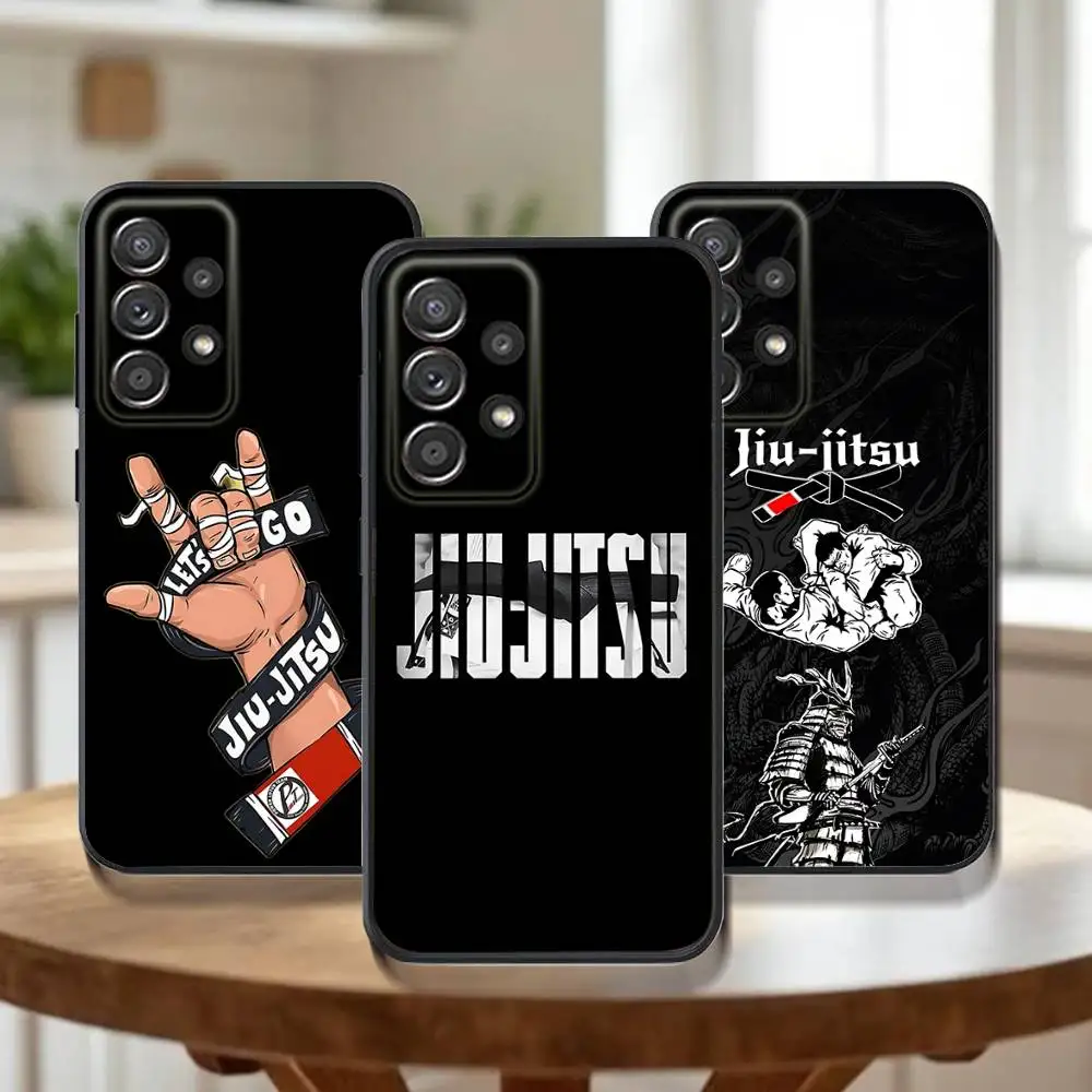 

BJJ Brazilian Jiu Jitsu Phone Case For Samsung Galaxy A20,A21s,A22,A31,A32,A52,A53,A72,73,A80,Note,J,S Soft Black Cover