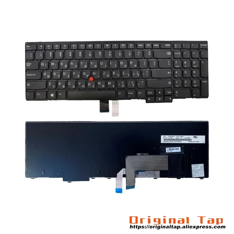 

HB Hebrew IL Israel Keyboard for Lenovo Thinkpad L570 01AX624 01AX665