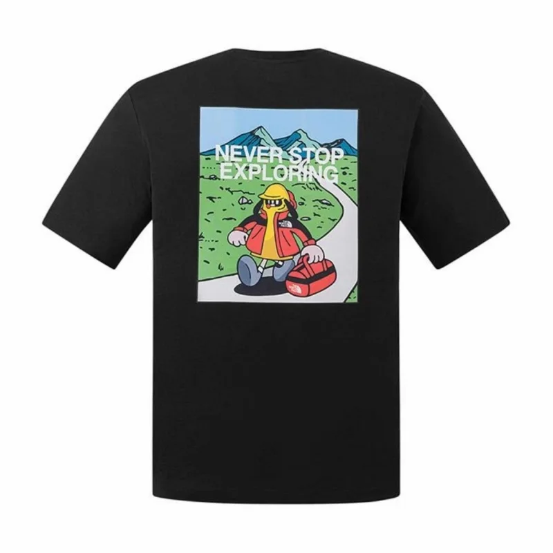 The North Face × TDC Co-branded Travel Outdoor Printed Capsule Collection Crew Neck Quick-Dry Short Sleeve T-Shirt