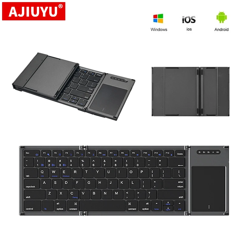 Foldable Wireless Bluetooth mini Keyboard Rechargeable For Xiaomi Pad 5 Pro MiPad 5 XIAOMI Pad 6 Pro mipad6 11" Redmi Pad Tablet