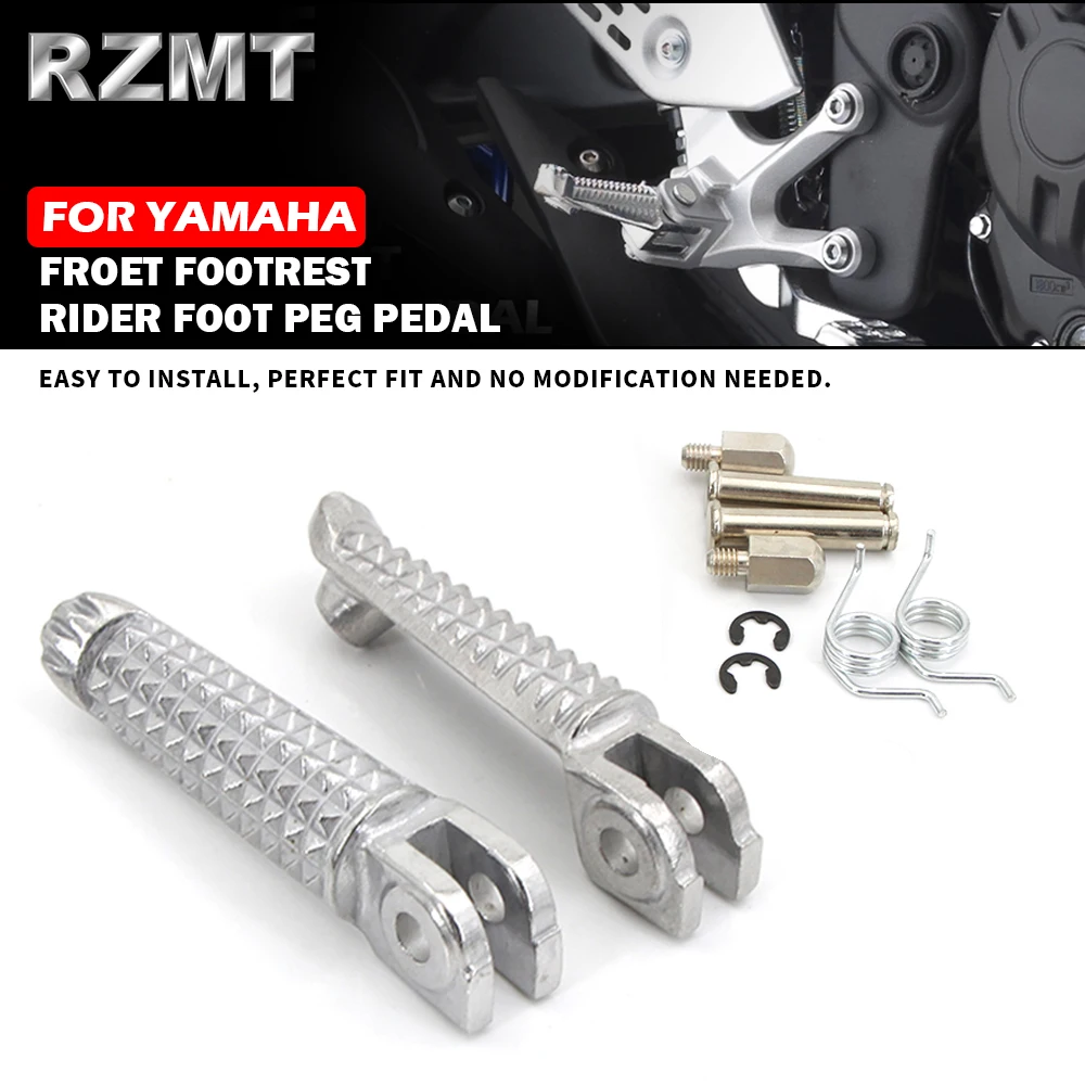 

Motorcycle Front Footrest Foot Pegs For YAMAHA MT07 MT09 Tracer 900 XSR 700 YZF R3 R25 R125 MT10 MT25 MT03 MT125 Rider Foot Rest