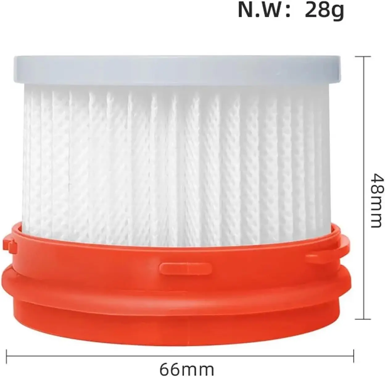 HEPA Filter For Xiaomi Dreame V8 V9 V9B V9P V9D XR V10 V11 Wireless Handheld Vacuum Cleaner Parts Dust Filter Replacement Filter