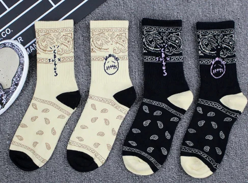 Männer Sport Stil Straße Skateboards Crew Cactus Jack Hip Hop Harajuku Basketball 3 Paare/schachtel Lustige Socken Für Frauen – Detail 6