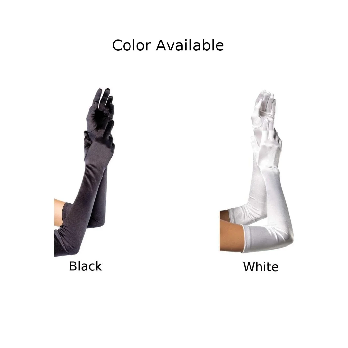 قفازات طويلة لأداء المسرح للنساء ، قفازات بخمسة أصابع ، أنيقة ، حماية من الشمس ، تأثيري ، ناعم ، صلب ، زفاف ، زفاف