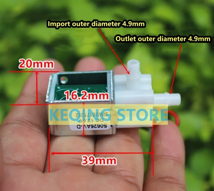 DC12V normally closed miniature electromagnetic water valve Small electric exhaust valve watering electromagnetic water valve