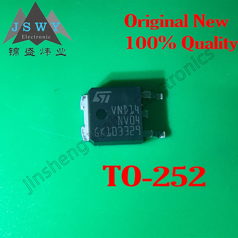 

(5/20pcs) VND14NV04TR-E TO-252 VND14NV04/Automotive Grade Multiplexed High-End Power Switching Chip/New Original Stock Electroni