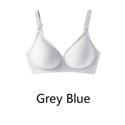Maternity bra with push-up front to prevent sagging Seamless breathable and comfortable nursing push-up bra - Image 13