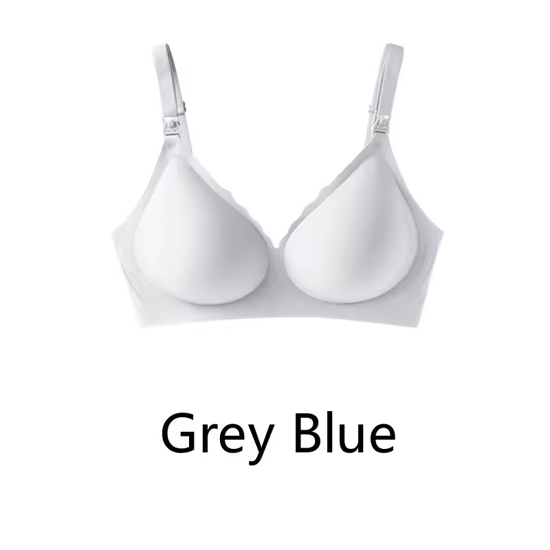 Maternity bra with push-up front to prevent sagging Seamless breathable and comfortable nursing push-up bra - Image 13