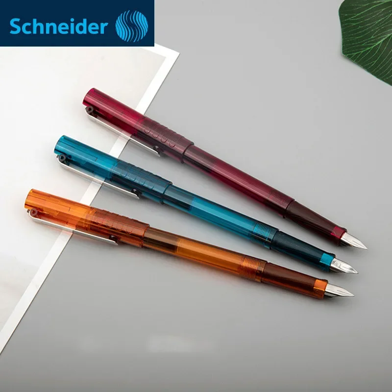 

German Schneider Fountain Pen 0.35mm Fine Point Iraurita Tip Smooth Fountain Ink Pen for Writing Sign Office Supplies BK406