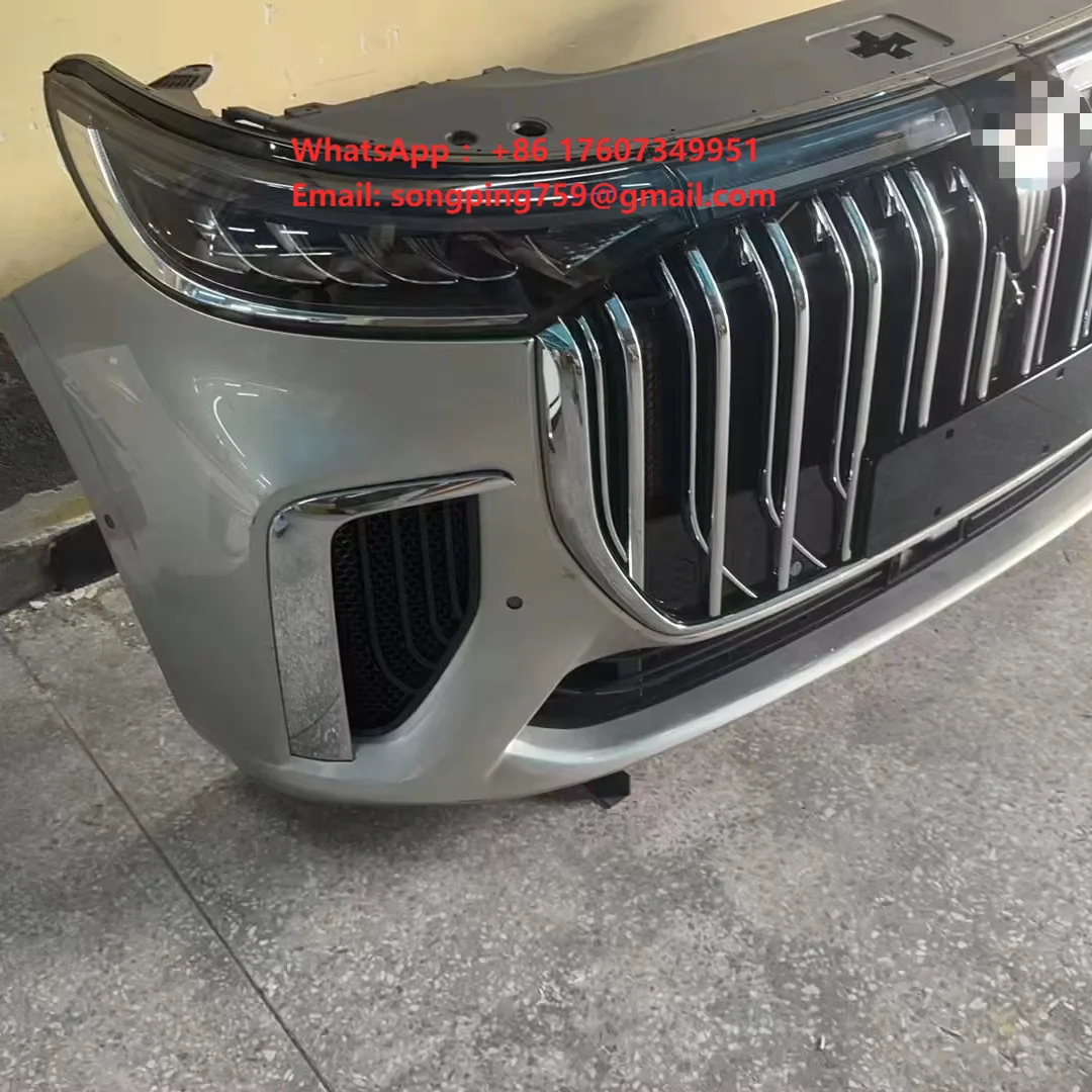A Complete Set of Front Bumper Assembly and Front Bumper Accessories for Voyah Dreamer
