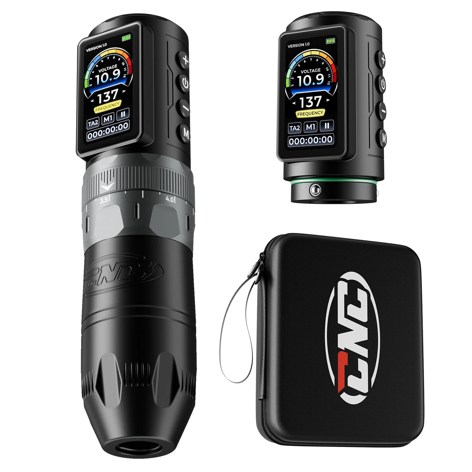 CNC NEW Wireless Metal Disposable Tattoo Machine Dual SMP Adjustable Stroke Coreless Motor Tattoo Pen