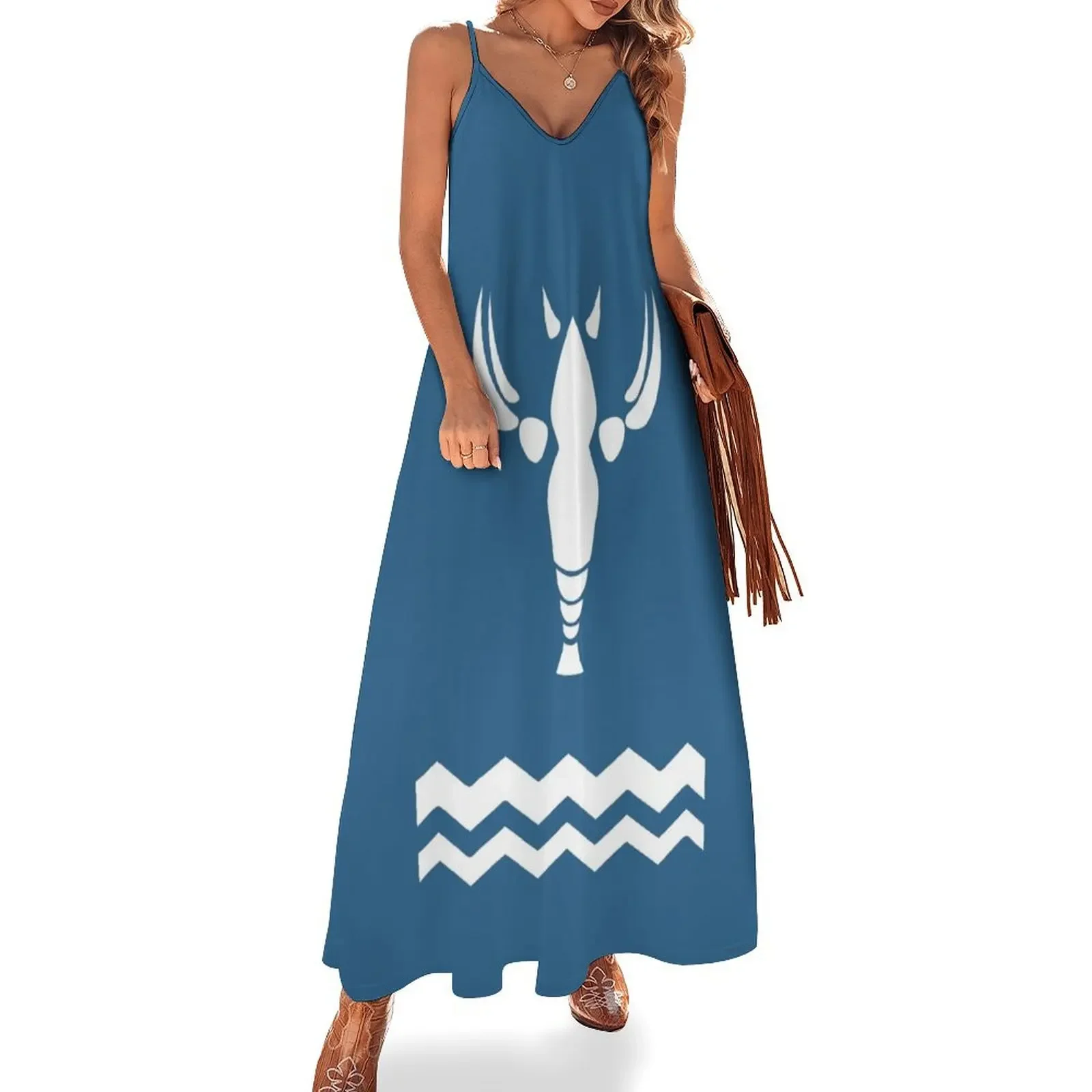 Wind Waker Island Lobster Pajamas Sleeveless Dress african dresses for woman Woman clothes Women's long dress women dresses