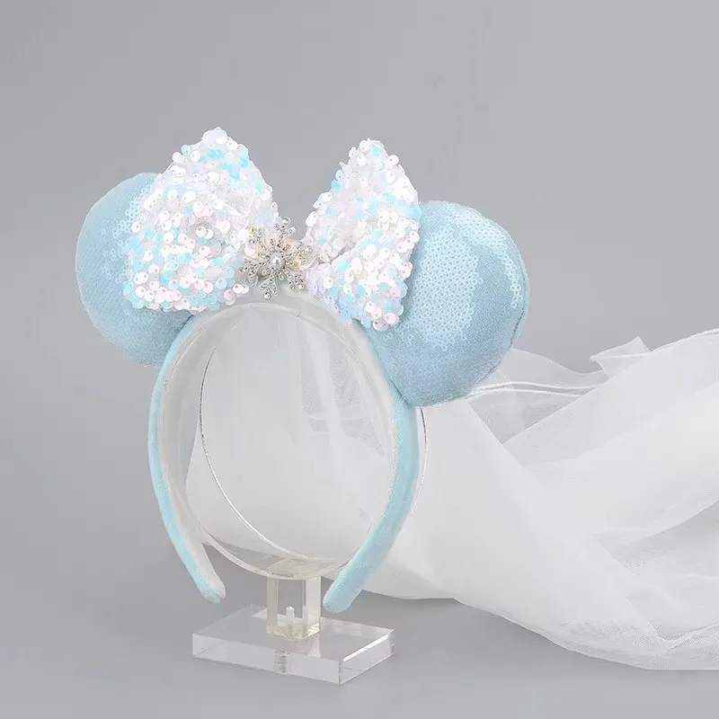 Disney Princess sequin bow headband for girls