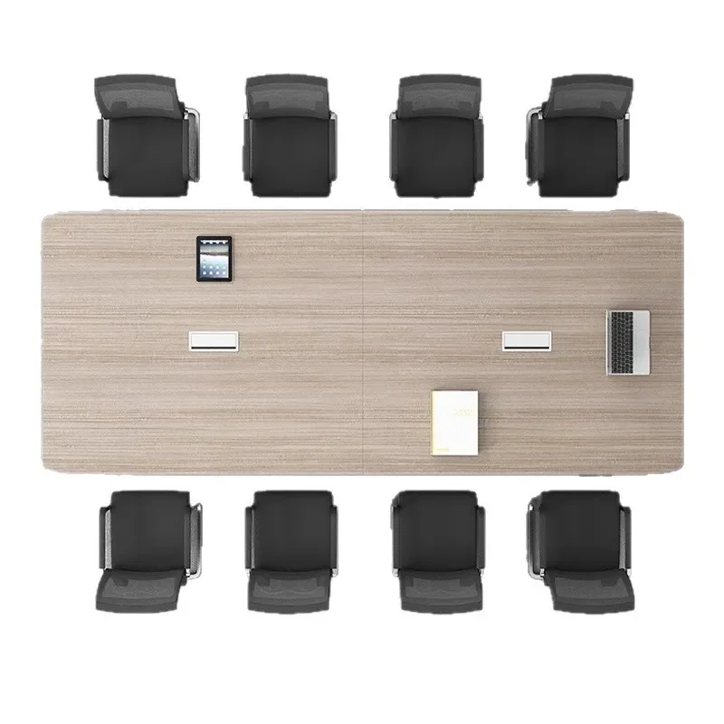 for Conference Table Long Desk Large Small Office Furniture Negotiation Training Table Office Table and Chair Combination