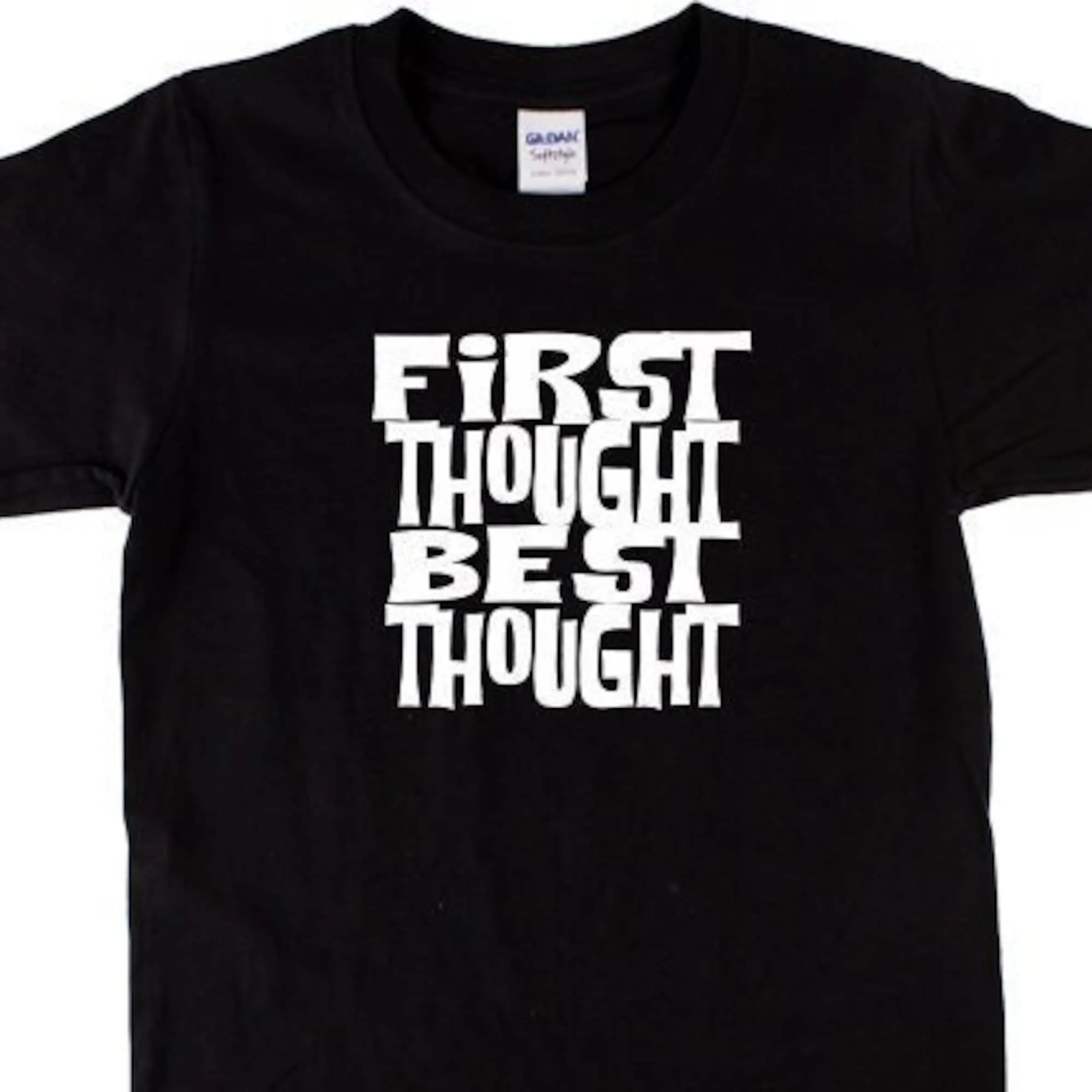 Allen Ginsberg T Shirt 'First Thought Best Thought' Buddhist Various Colours