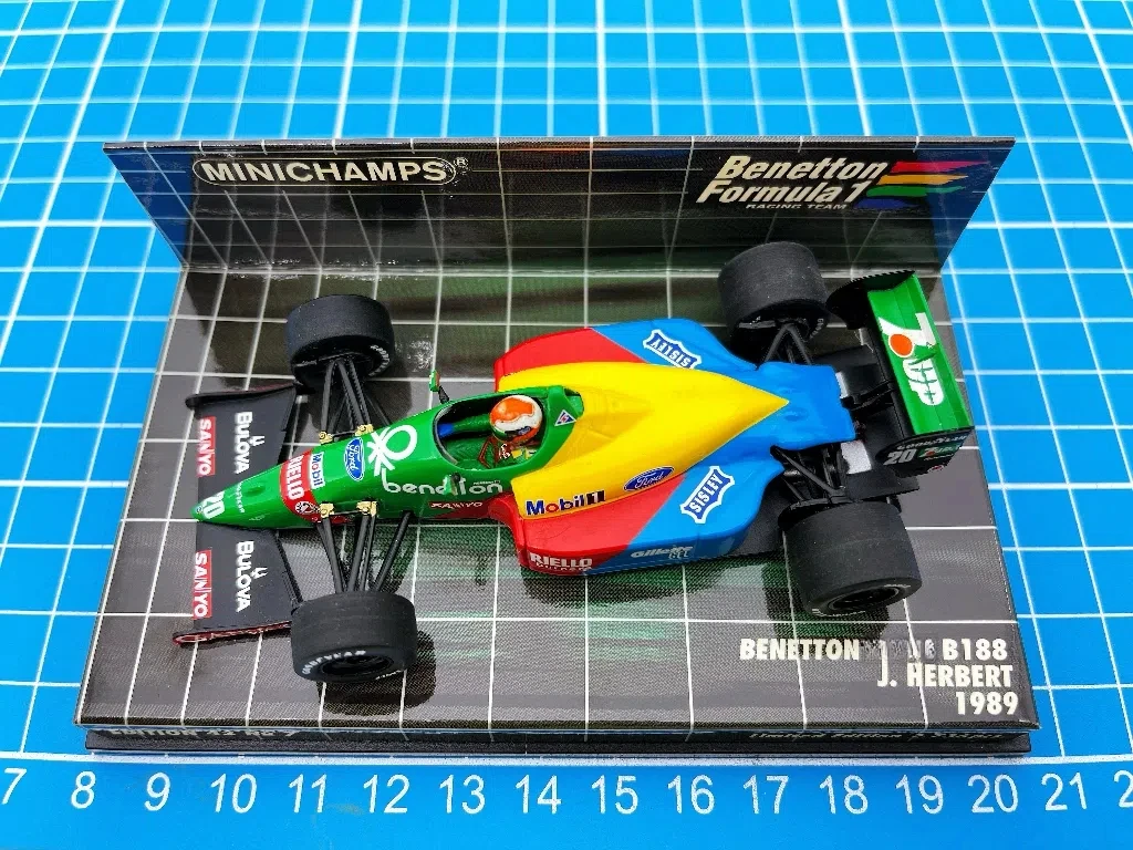 

Minichamps 1:43 F1 B188 1989 Herbert моделирование ограниченная серия смола металл статическая модель автомобиля игрушка в подарок