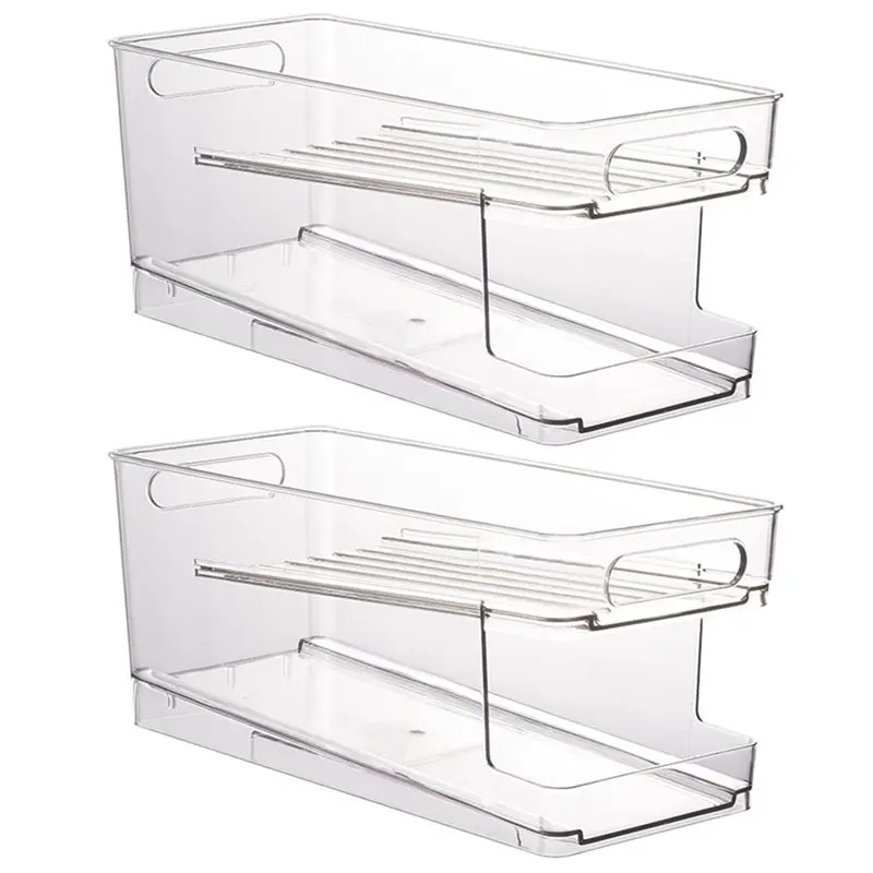 

B-Est Soda Can Organizer For Refrigerator For Fridge Beverage Organizer Automatic Rolling Can Dispenser Holder For Beer Soda