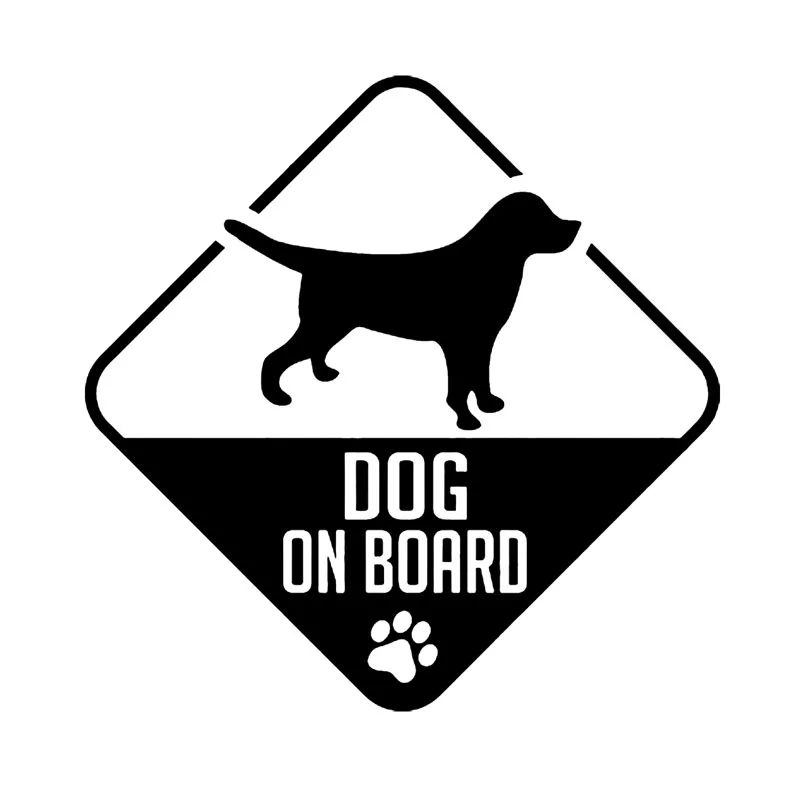 Customization Creative BEAGLE DOG ON BOARD Car Rear Window Waterproof Prevent Bask In Decal Vinyl Sticker 10.2CM*10.2CM