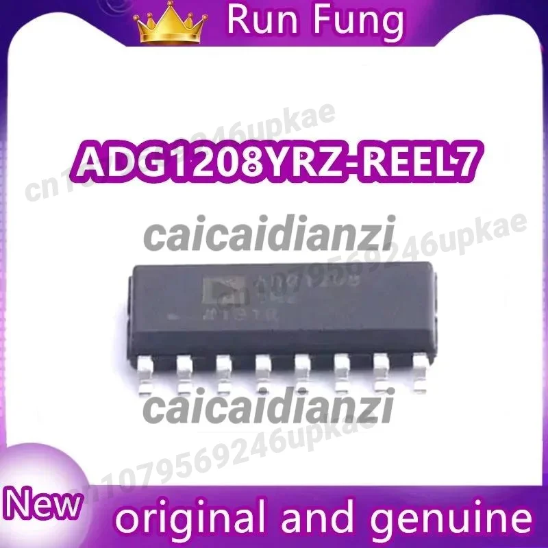 

ADG1208YRZ-REEL7 ADG1208YRZ 1-канальный ИС-переключатель 8:1 200 Ом 16-SOIC 5 шт./лот Новый Оригинал