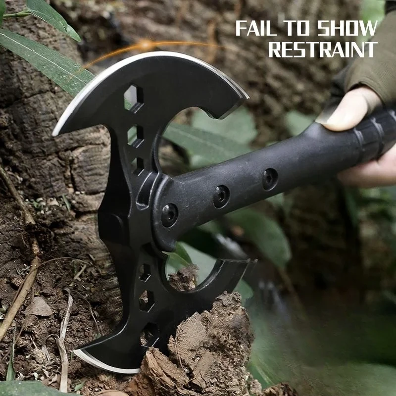 Outdoor Axe Multipurpose Camping Tactics Mountain Cutting Woodworking Camping Axe