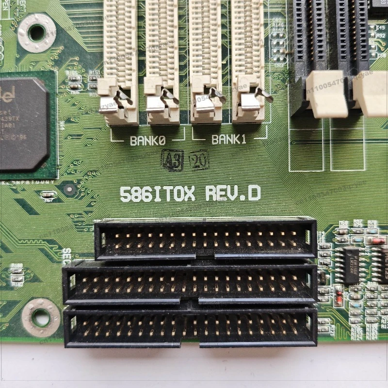 586ITOX REV. D Industrial Control Main Board Industrial Control Motherboard Second-hand Disassembly, Normal Function