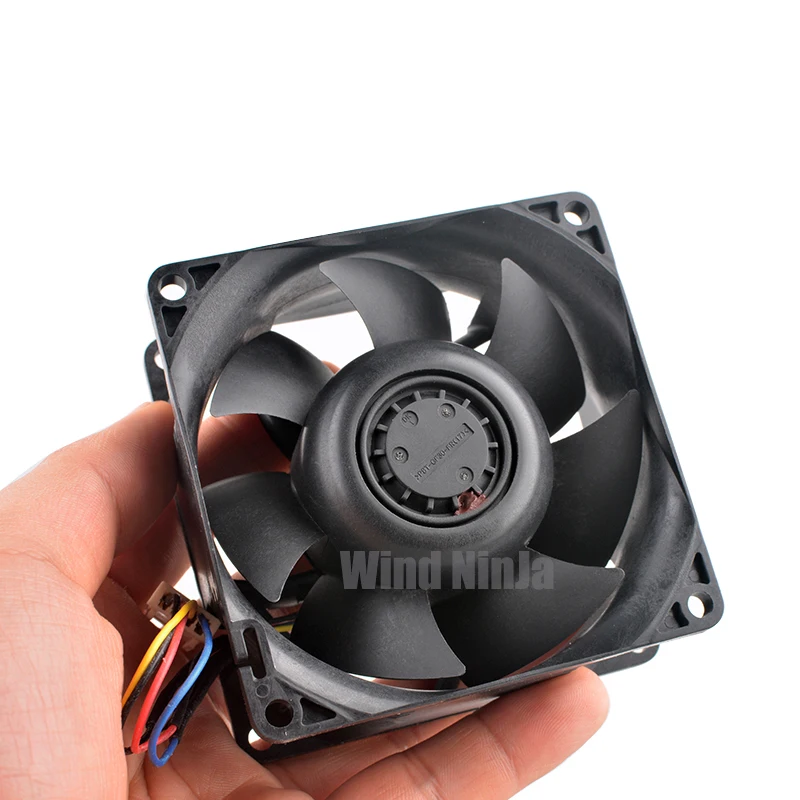 H80E12BS1A7-07 8cm 80mm fan 80x80x38mm DC12V 1.76A 4pin High speed cooling fan for server charging station