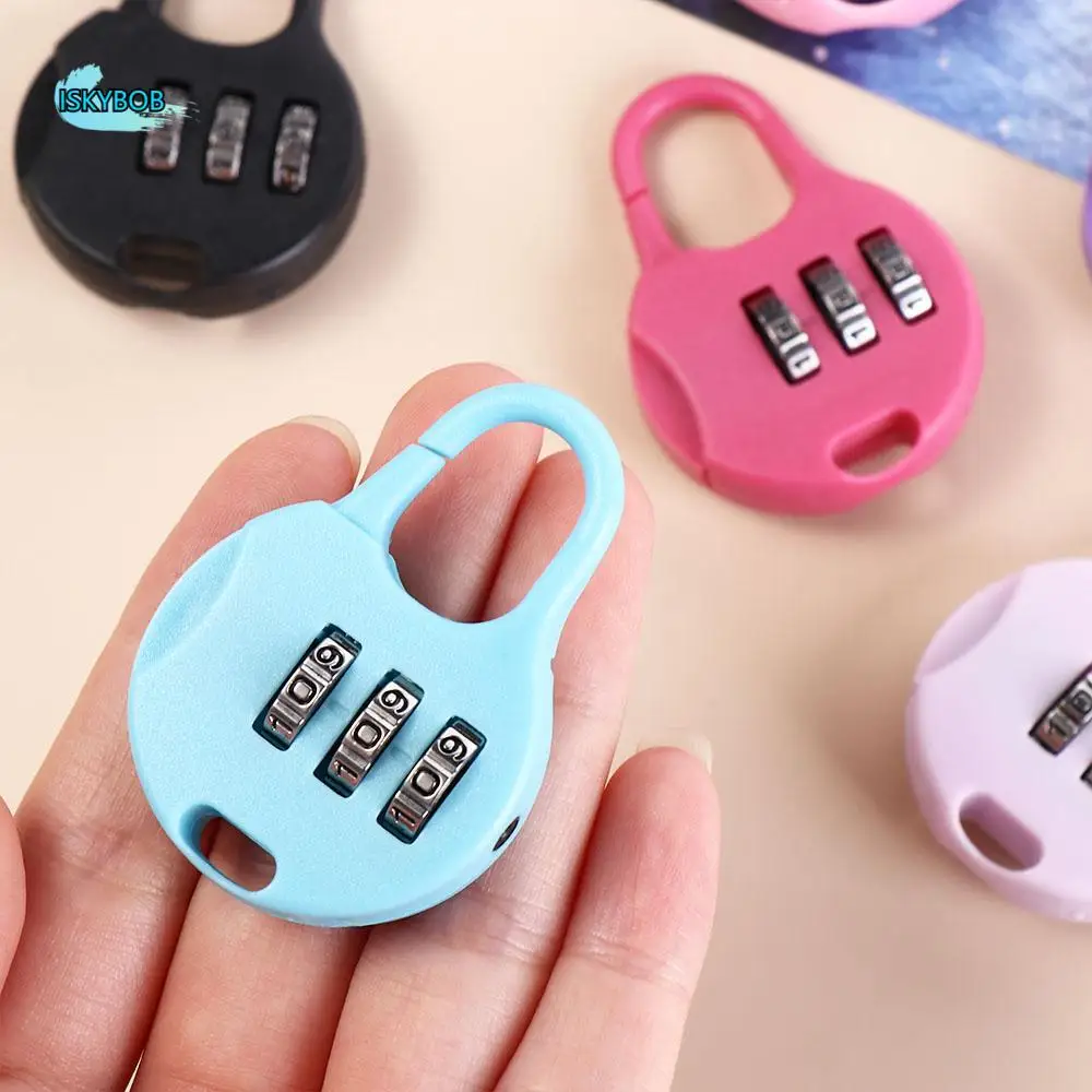 

Plastic Password Combination Lock Backpack Padlock Combination Padlock Padlock Gym Drawer Lock 3 Digit Digit Locks Zipper Bag