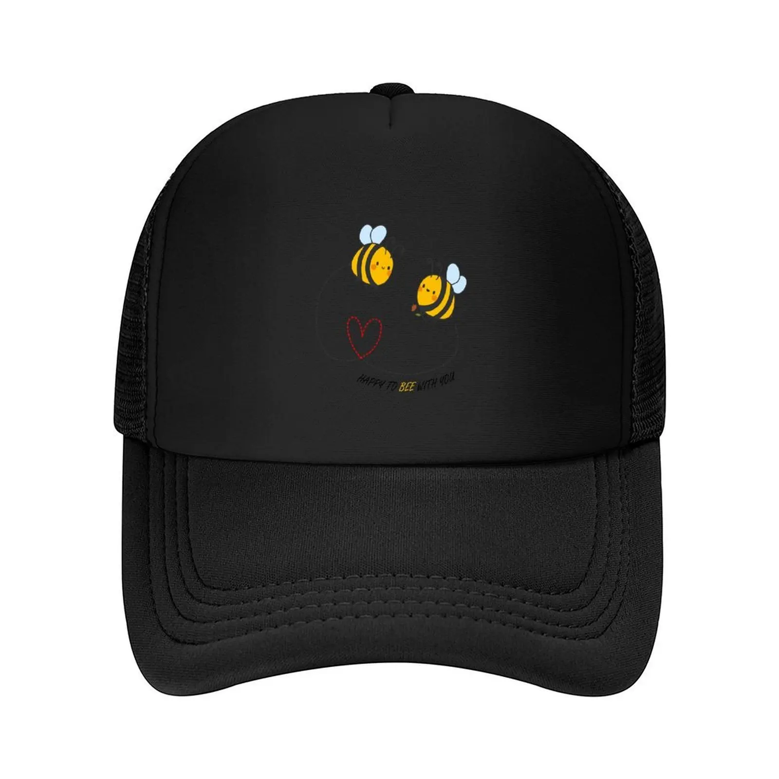 

Cute Wholesome Bee Baseball Cap Gentleman Hat |-F-| Trucker Hat Visor Boy Child Women's