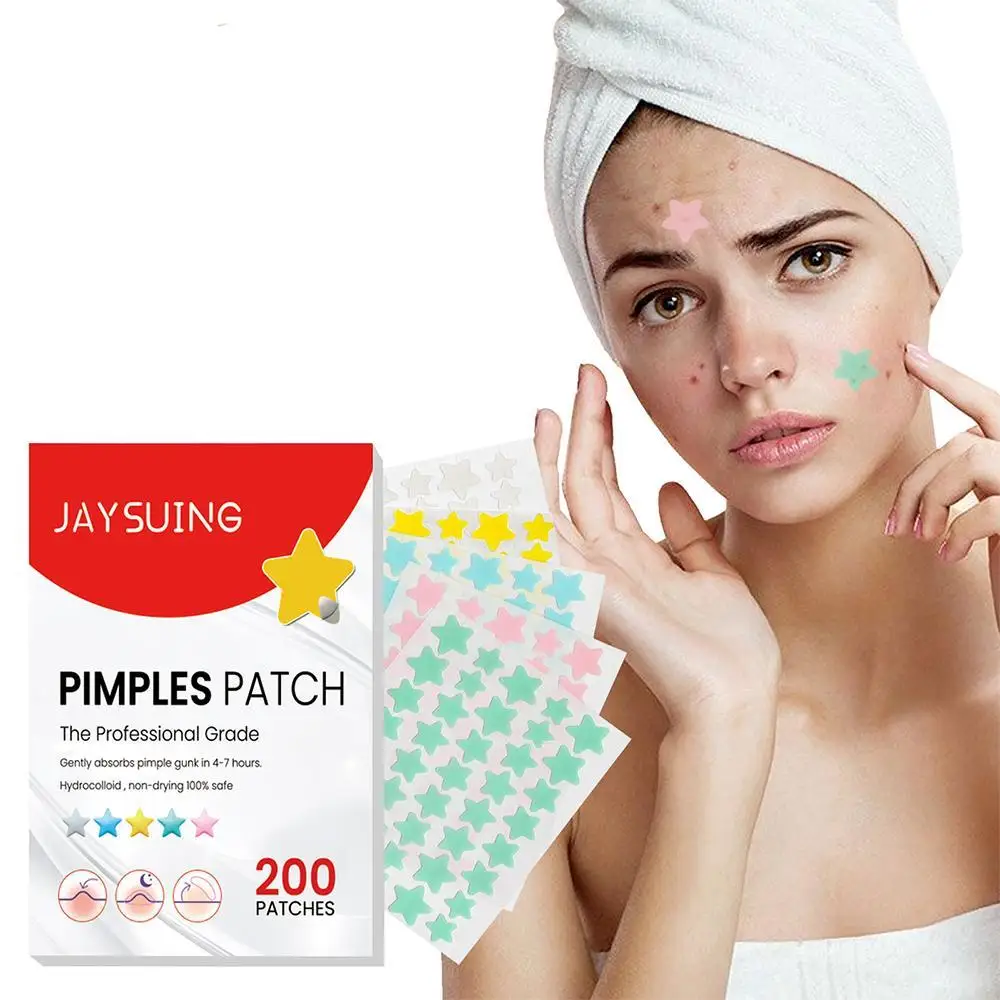 

200pcs Acne Pimple Patch Sticker Waterproof Acne Treatment Pimple Remover Tool Blemish Spot Facial Mask Skin Care mask