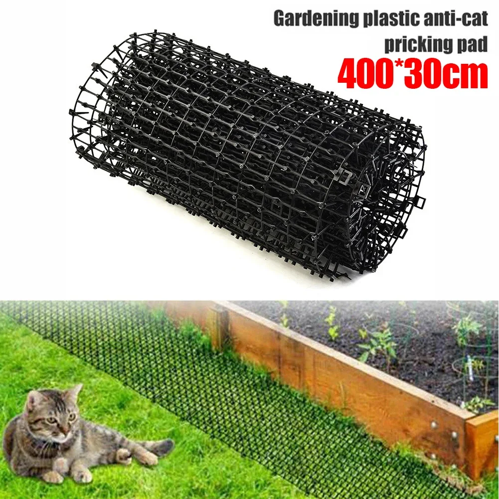 

Pricking Mat Pest Deterrent Spike 400x30cm Wrap Around Animal Scarer Isolation Lawn Outdoor/Indoor PP Repellent