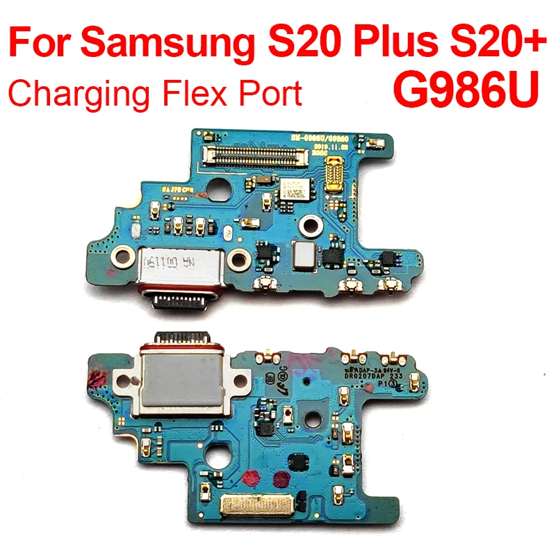 

S20 Plus Гибкий порт зарядного устройства USB-док-станция для зарядки док-станции Плата микрофона Гибкий кабель для Samsung Galaxy S20Plus G986B Замена