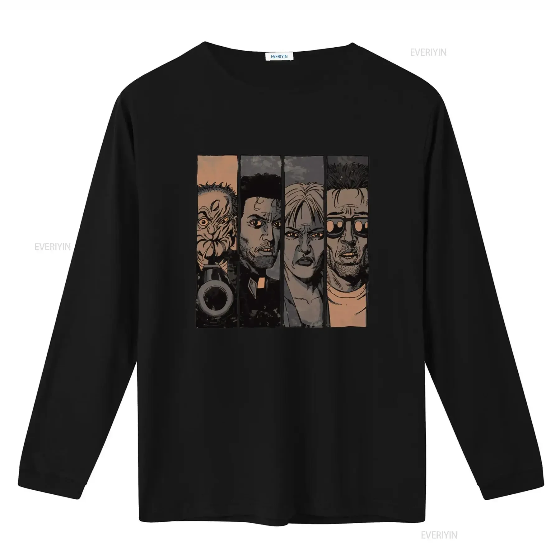 ANVILLE Characters T Shirt Jesse Comic Preacher Cassidy Custer from Texas TV Series Unique Design for Fans vintage Washed