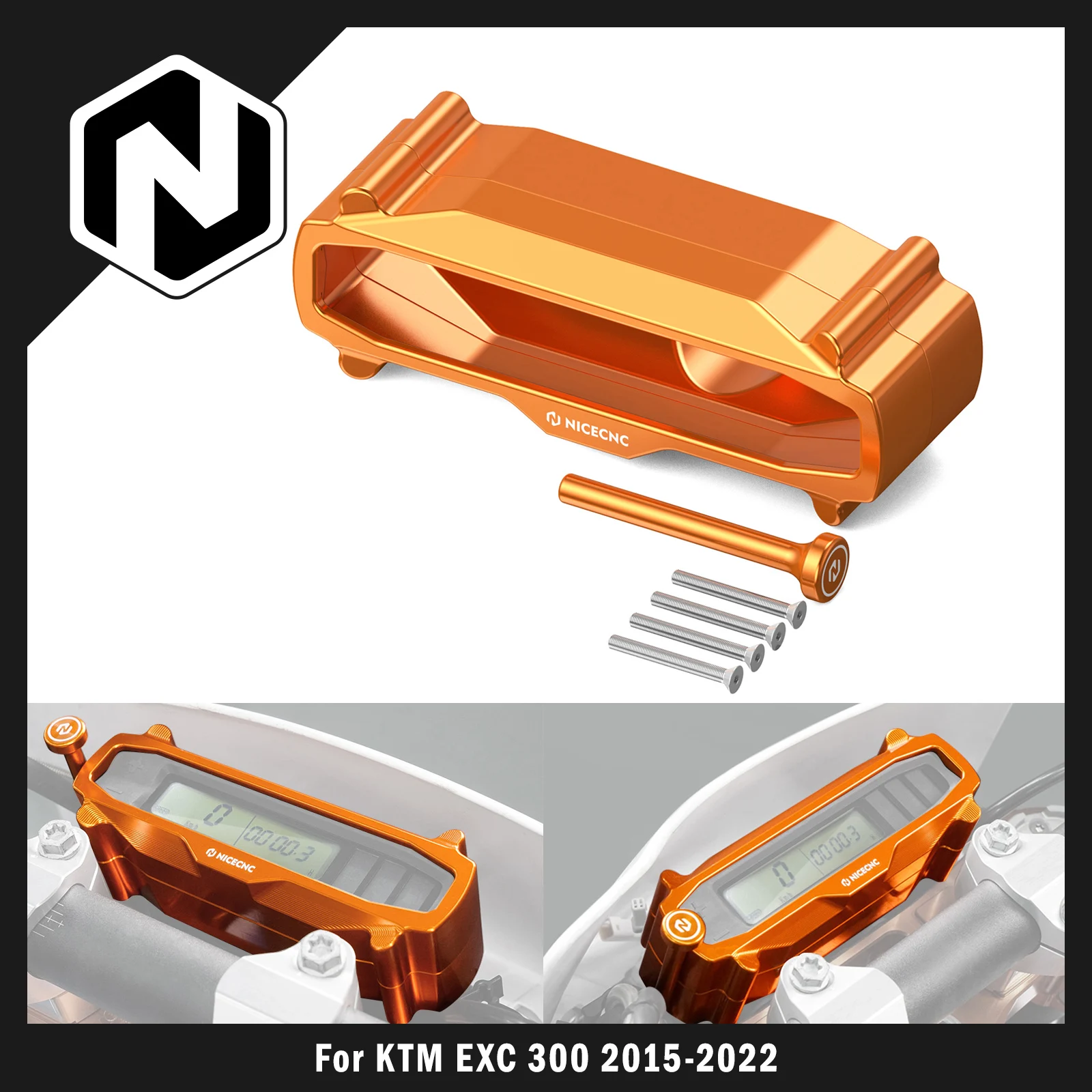 

NICECNC For KTM EXC 300 2015-2022 EXC 250 XCW 300 250 TPI Six Days EXCF 350 EXC 450 XCF-W 350 500 Speedo Odometer Cover Guard