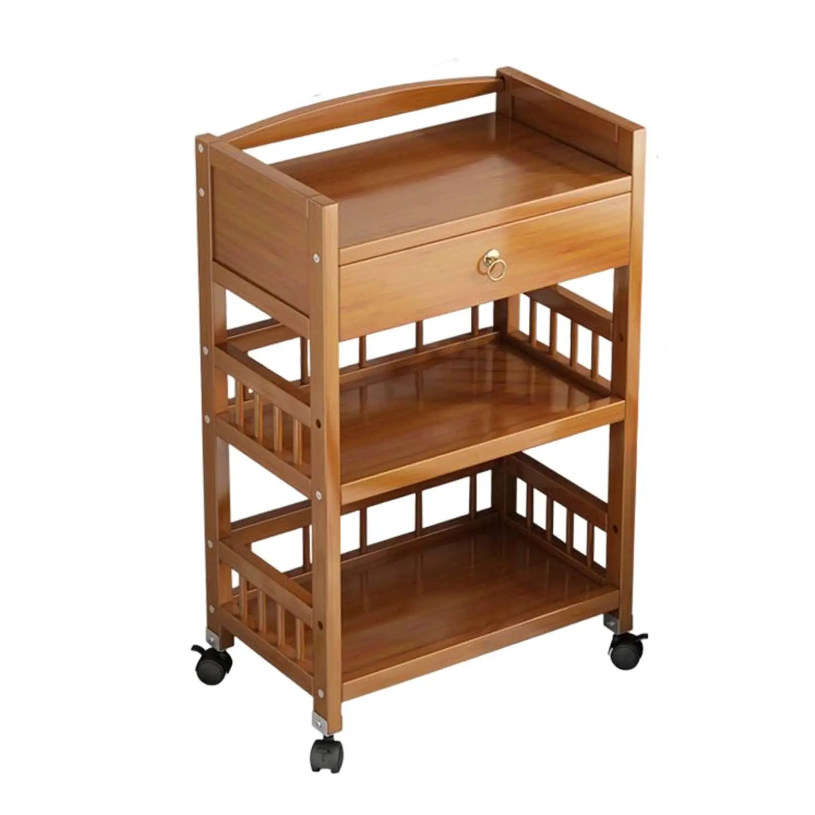 Corner Storage Cabinet Modern Wooden Movable Tea Table Farmhouse Decoration Floor Cabinet for Entryway Living Room Buffet Home