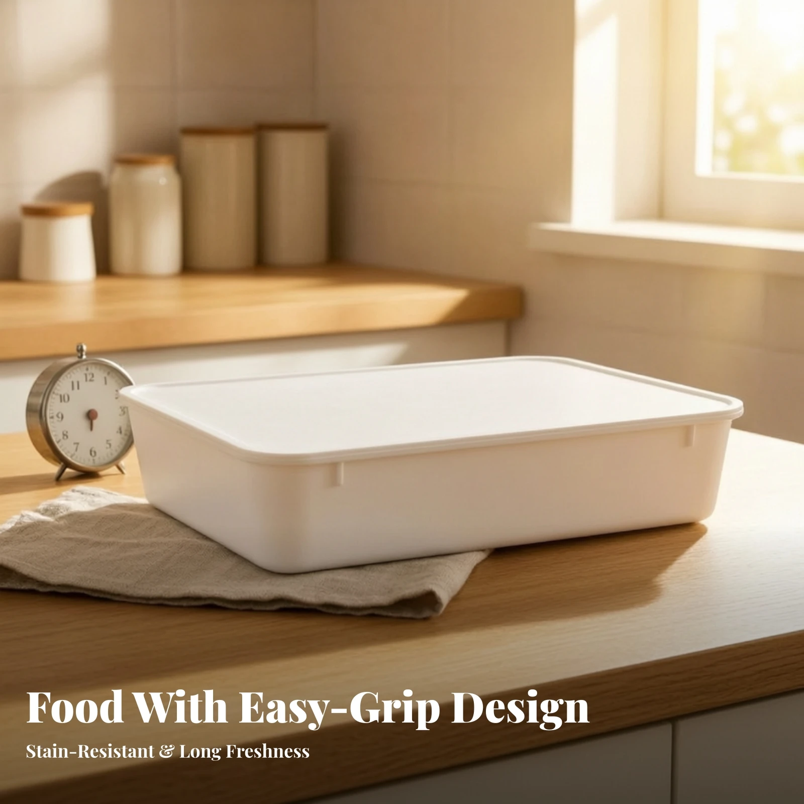 Food Storage Box with Fitted L - Food Storage Yeast recension och pris