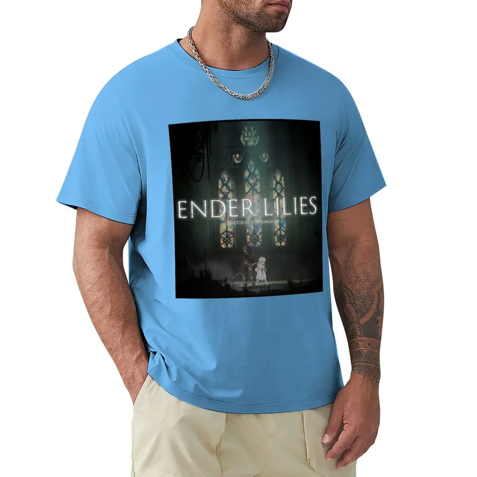 Aesthetic clothing hippie clothes Oversized t-shirt t shirts for men graphic ENDER LILIES QUIETUS OF THE KNIGHTS T-Shirt