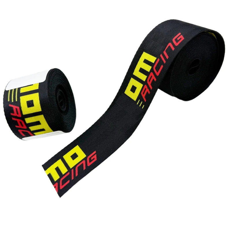 2 قطعة حزام أمان السيارة العالمي عالية القوة السيارات حزام الأمان حزام النايلون سباق السيارات تعديل مقعد أحزمة الأمان تسخير حزام