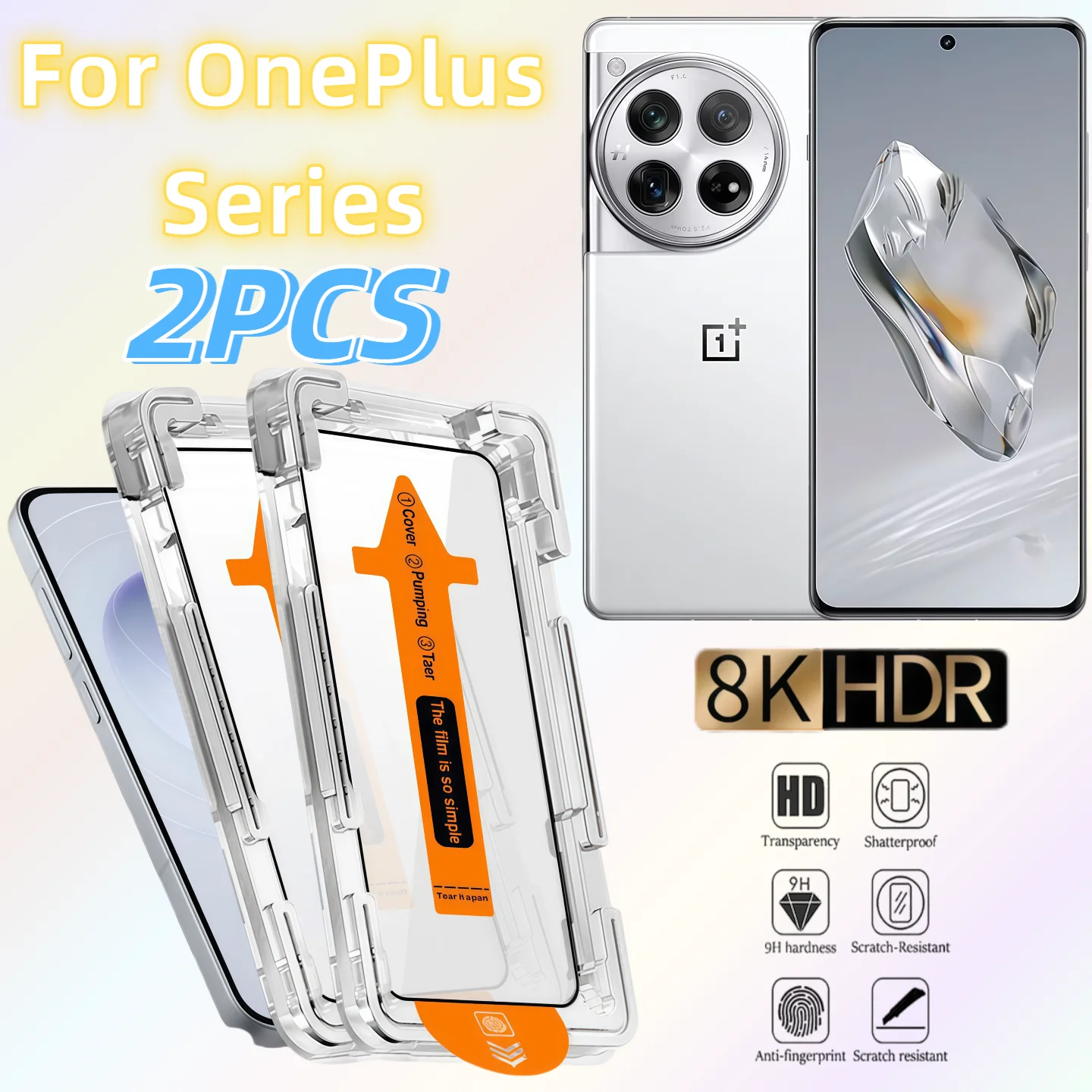 2PCS Hd Tempered Gl…