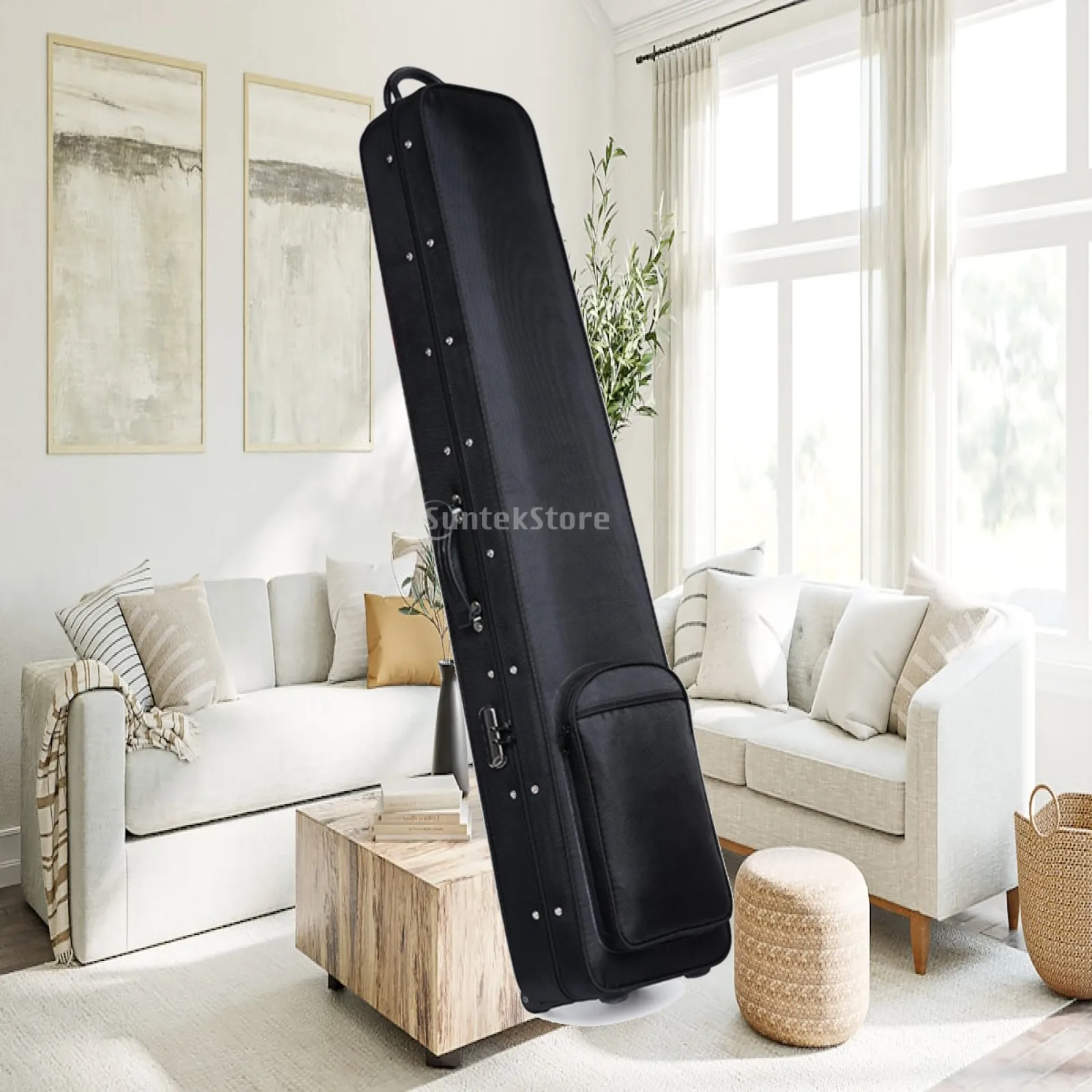 Guqin Case Portable Guqin Travel Case Long-Lasting Secure for Musicians, Storage