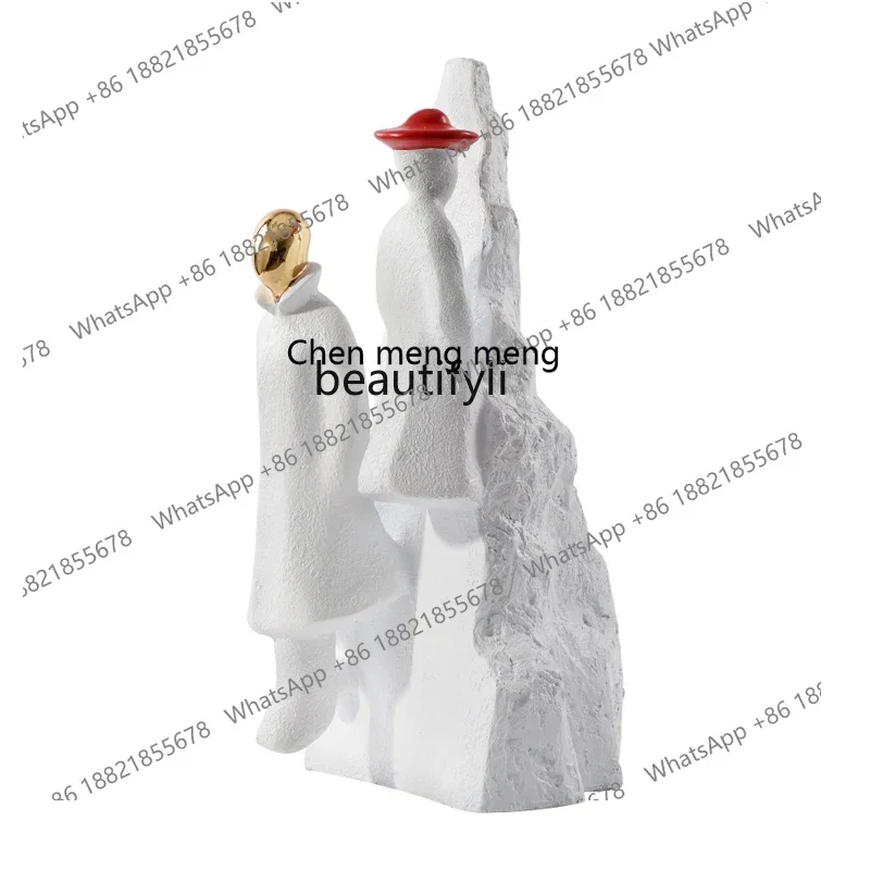 

new styleModern Minimalist Urban Figure Sculpture Nordic Abstract Corridor Hallway Decoration ss 7304