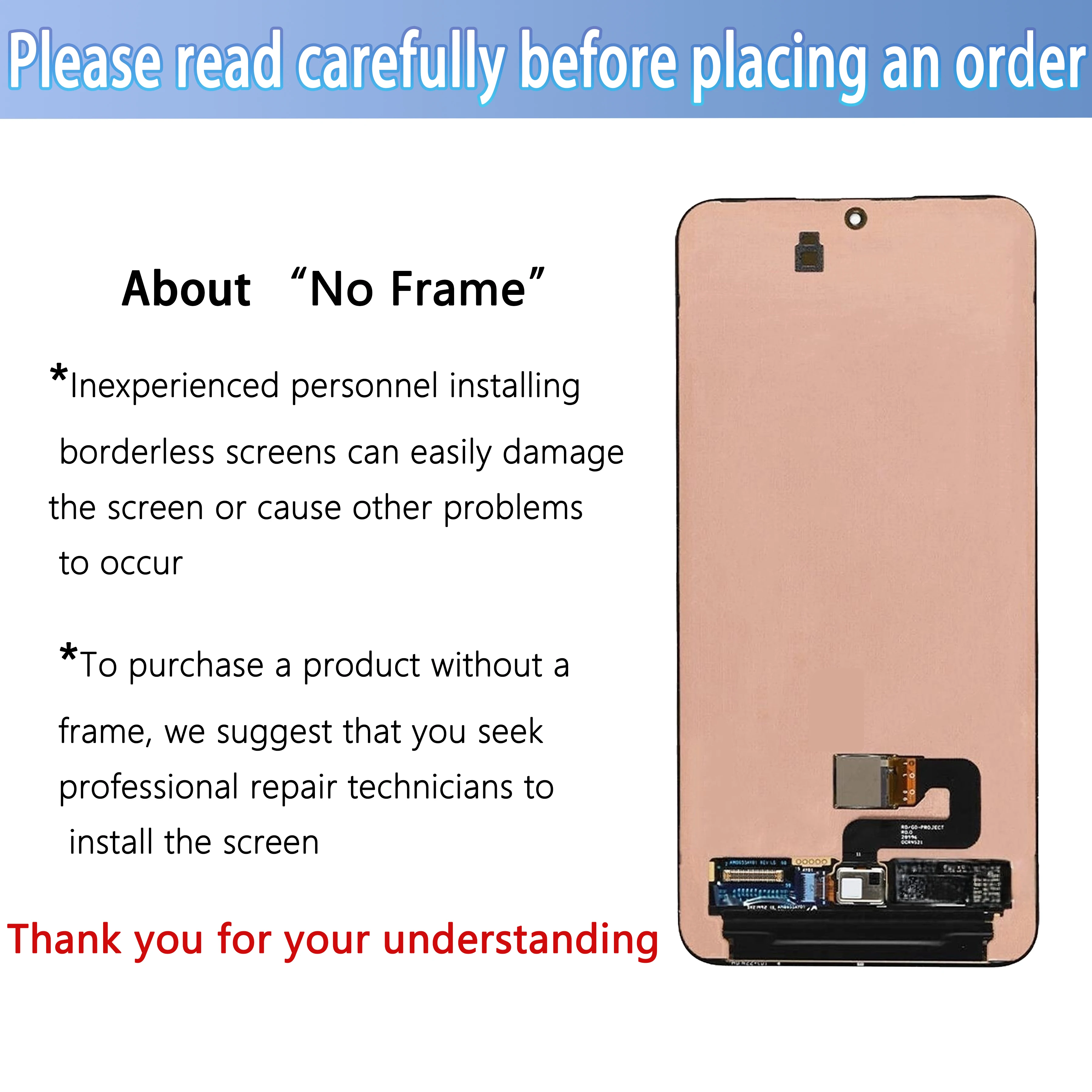 100% AMOLED 6.1\'\'Frontal S22 Display For Samsung Galaxy S22 Touch Screen Digitizer S901 LCD S901B S901U Replacement No Defects