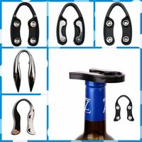 Ergonomic Design Bottle Foil Cutter Bottle Cap Paper Cutter Black/Silver Bottle Foil Remover Handheld Wine Bottle Openers