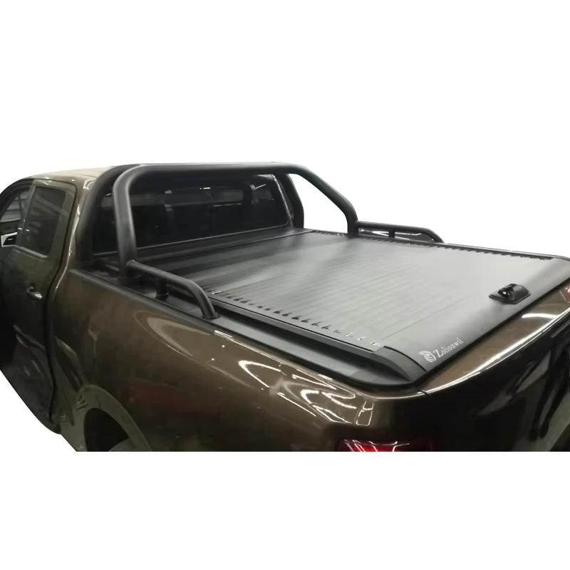 

Zolionwil Retractable Roll and Lock Tonneau Cover Roller Shutter 4x4 Hard Roll up Truck Bed Cover for Great Wall Poer Gwm Cannon