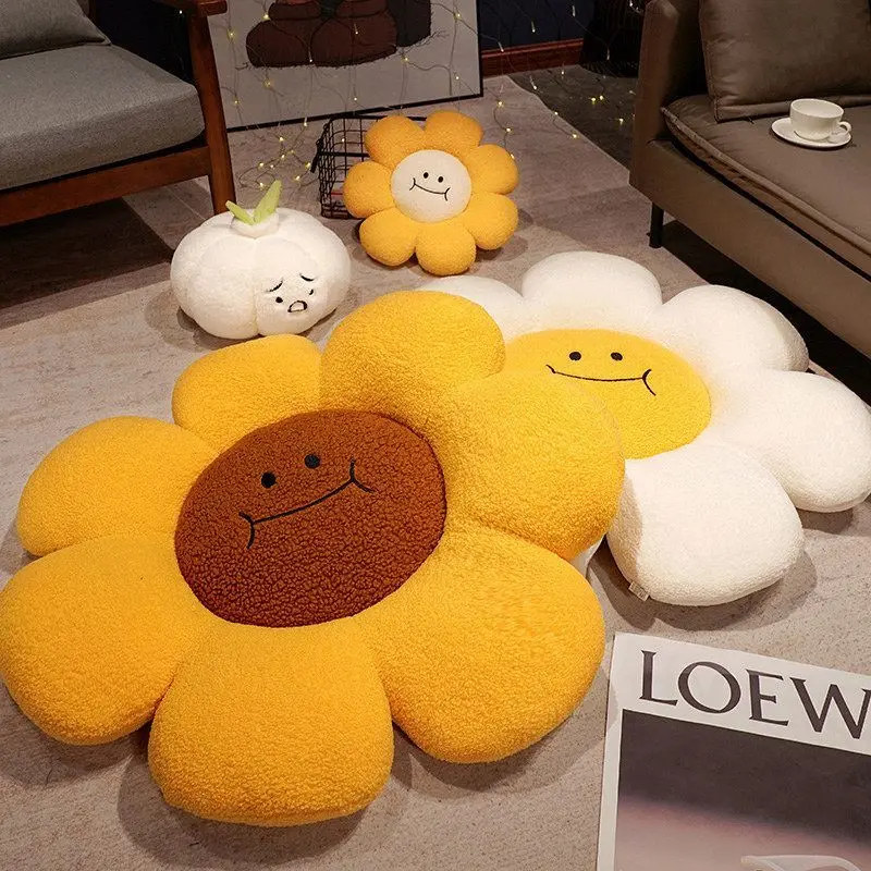 

Flower Cushion for Reading on The Ground Lazy Person Household Pillows Decoration Bedside Tatami Seat Mat Super Soft Butt Pad