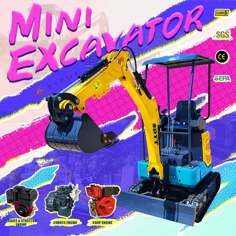 All New Mini Excavator High Quality Kubota Diesel Engine Powerful Customized Fast Delivery All New Mini From China Excavator