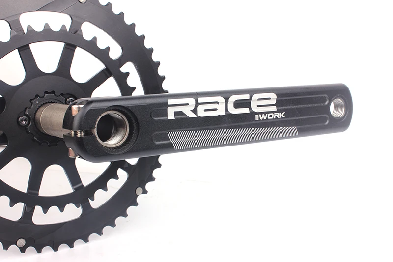 RACEWORK Road Bike Crankset Aluminum Alloy 170mm 172.5mm 175mm Crank 10 11 12 Speed 50-34T 52-36T 53-39T Chainwheel For GXP