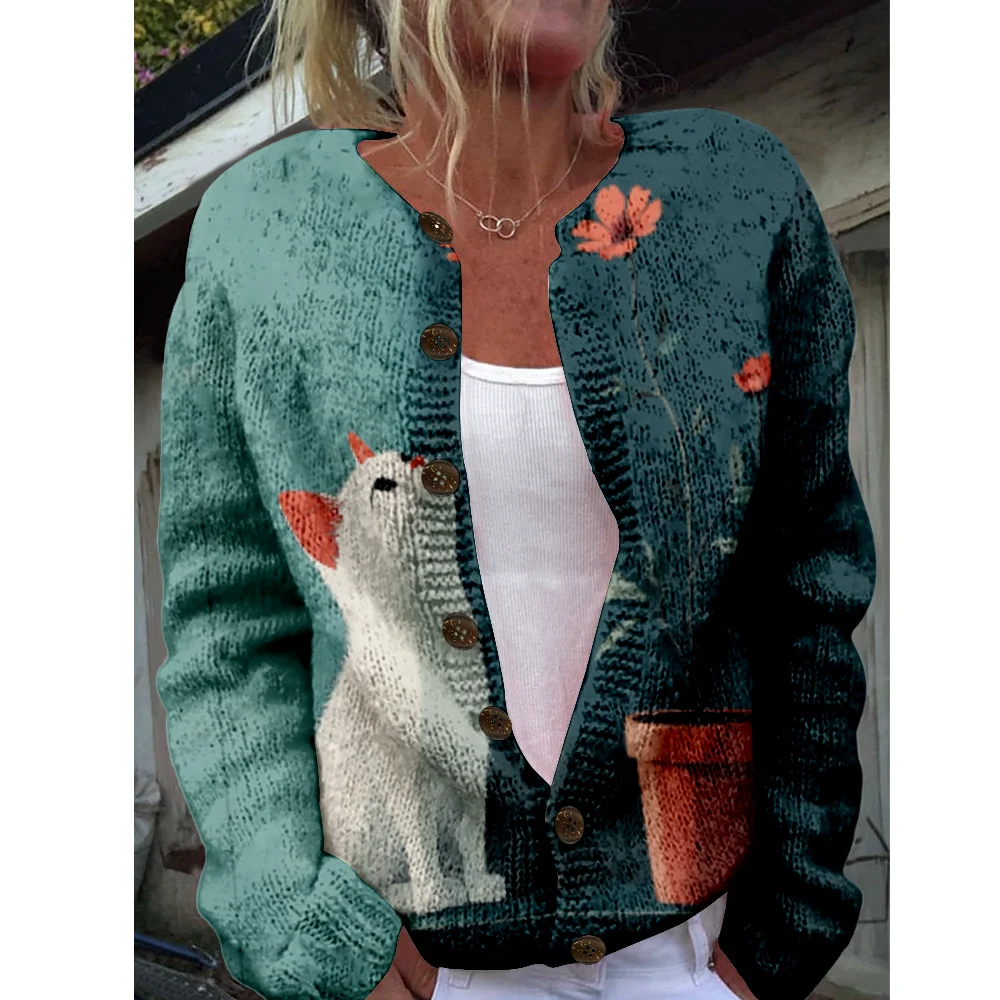 

Осень-зима вязаный кардиган винтажный повседневный свитер японская мода уличная одежда женские свитера вязаный топ уютные джемперы модные