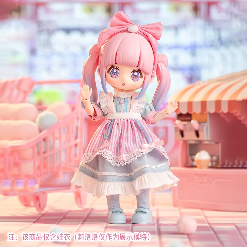 Lilolo Dessert Station Series กล่องตาบอดเดสก์ท็อปเครื่องประดับ 12 จุด Bjd Movable Handmade สีตุ๊กตาผ้าของขวัญหญิง