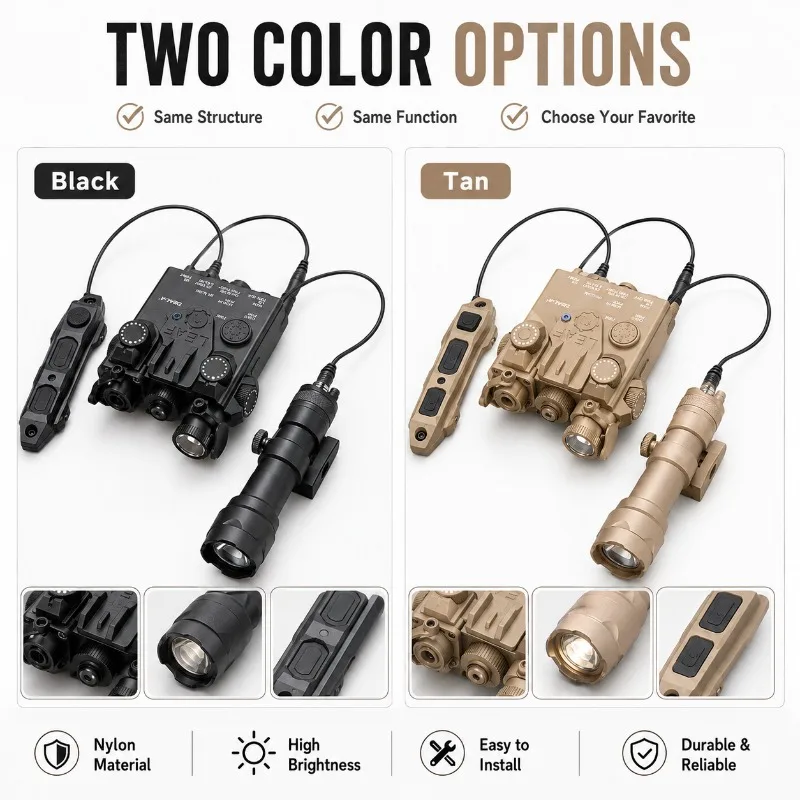 DBAL‑A2 Dual Function Indicator Light M600 Module Red Green Beam Accessory Set